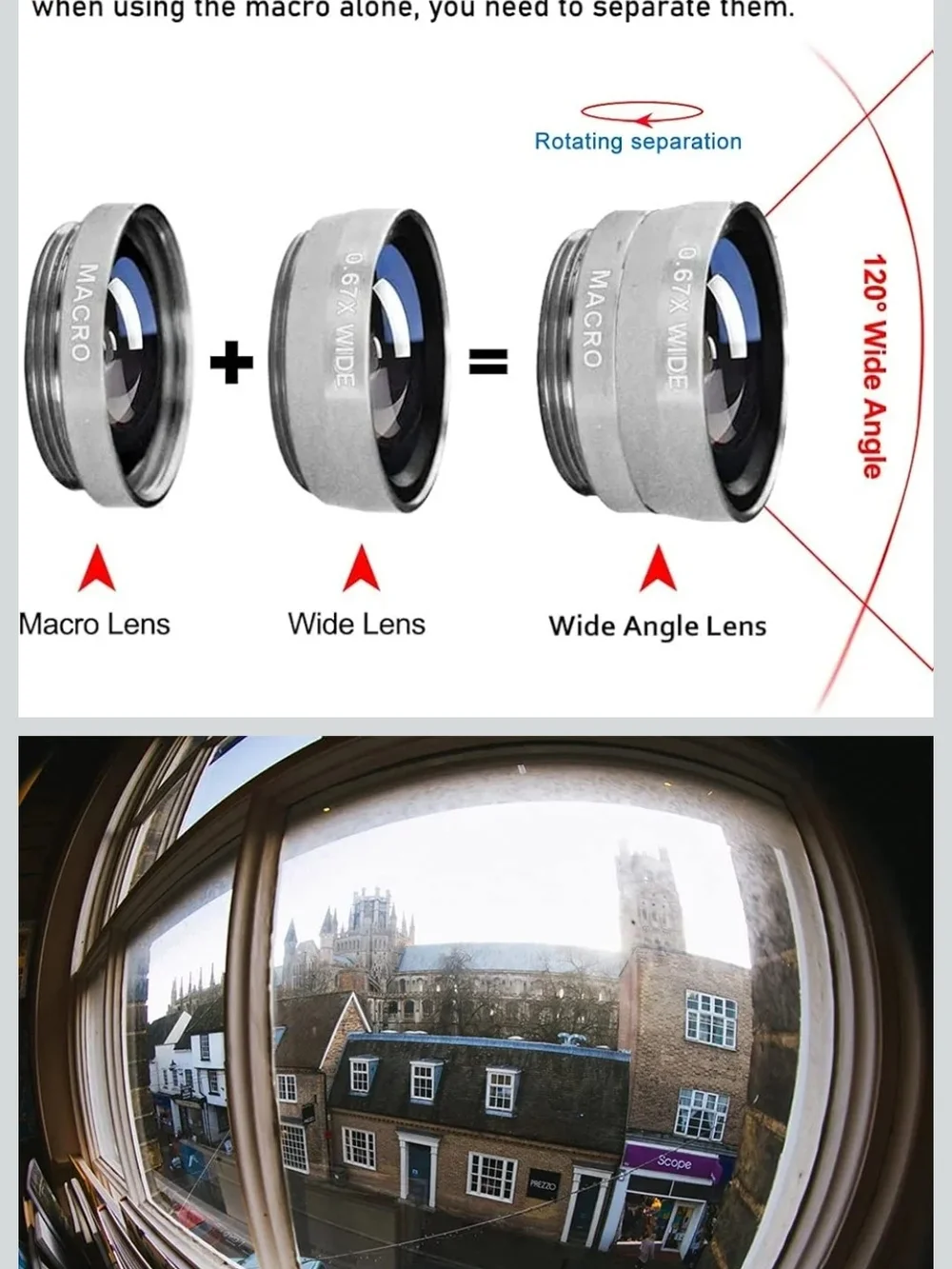 3-in-1 Universal Camera Lens Kit - Gold